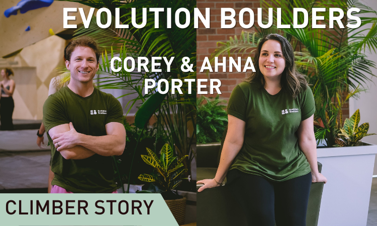 Evolution Boulders Corey & Ahna Porter
