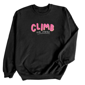 Climb for Snacks — Unisex Crewneck Sweatshirt