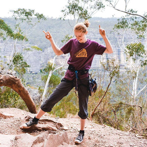 rock climbing t-shirts gifts - Unisex T-Shirts-Climbing Rocks! — Unisex T-Shirt - Dynamite Starfish - gift for climber