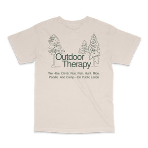 Outdoor Therapy on Public Lands — Unisex T-Shirt