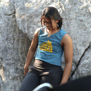 Climbing Rocks! — Women's Muscle Tank Top