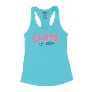 Climb for Snacks — Women's Racerback Tank Top