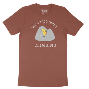Let's Taco Bout Climbing — Unisex Rock Climbing T-Shirt