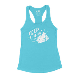 Keep Climbing Mountains — Women's Racerback Tank