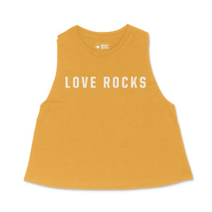 Love Rocks — Women’s Crop Tank