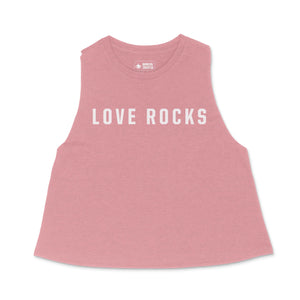 Love Rocks — Women’s Crop Tank