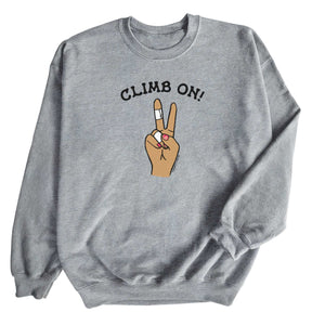 Climb On Manicure — Unisex Crewneck Sweatshirt