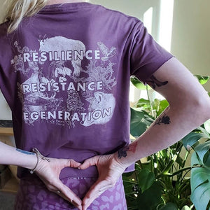 Resilience Resistance Regeneration — Women's Crop Tee