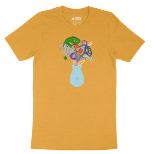 Trad Climbing Gear Bouquet — Unisex T-Shirt