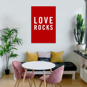 rock climbing t-shirts gifts - Poster-Love Rocks — Rock Climbing Art Poster - Dynamite Starfish - gift for climber