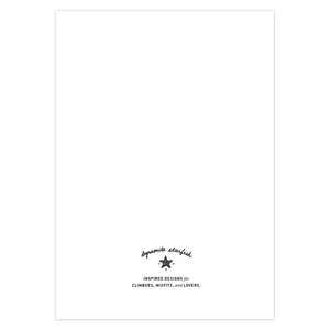 rock climbing t-shirts gifts - Greeting Cards-Van Life Adventures - Climber Van Greeting Card - Dynamite Starfish - gift for climber