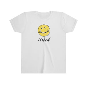 rock climbing t-shirts gifts - Youth T-Shirts-Stoked — Youth Kid's Rock Climbing T-Shirt - Dynamite Starfish - gift for climber