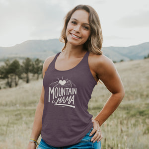 Mountain Mama — Women's Triblend Racerback Tank