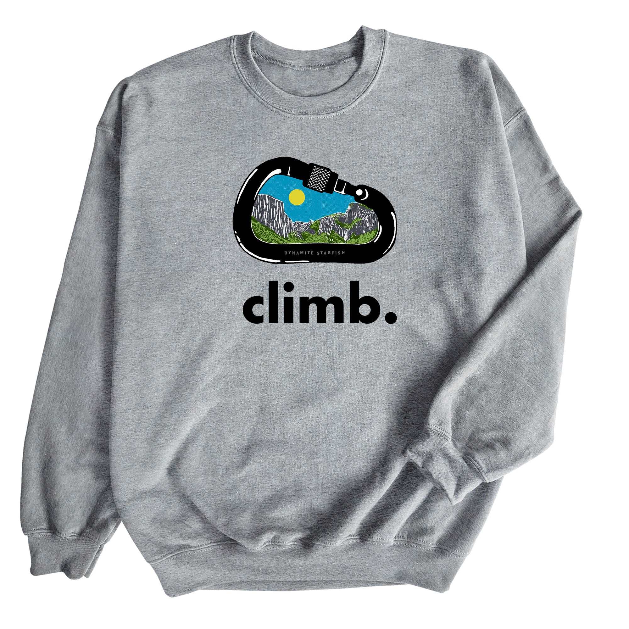CLIMB: YOSEMITE CARABINER — Unisex Crewneck Sweatshirt