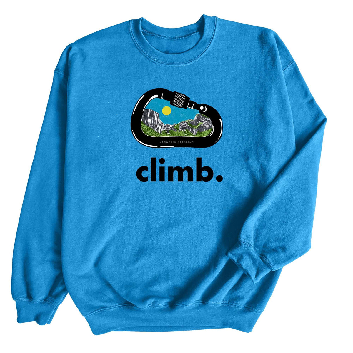 CLIMB: YOSEMITE CARABINER — Unisex Crewneck Sweatshirt