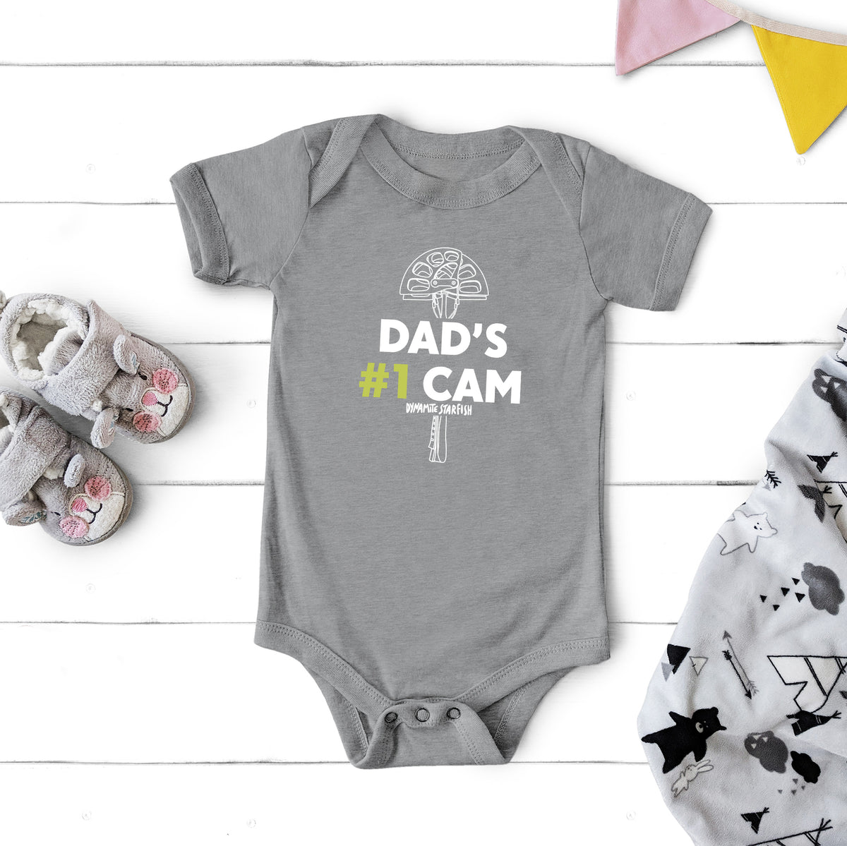 Dad's #1 Cam — Baby Onesie for Infants