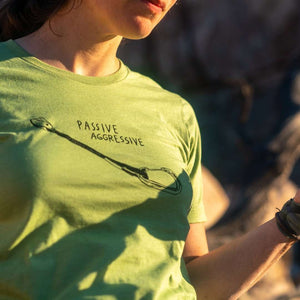 rock climbing t-shirts gifts - Unisex T-Shirts-Passive Aggressive Tricam — Unisex Rock Climbing T-Shirt - Dynamite Starfish - gift for climber
