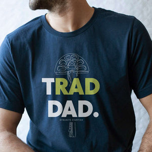 Rad Trad Dad — Men's Unisex Rock Climbing T-Shirt