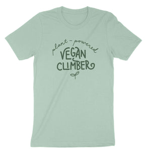 rock climbing t-shirts gifts - Unisex T-Shirts-Vegan Climber Unisex Rock Climbing T-Shirt - Dynamite Starfish - gift for climber