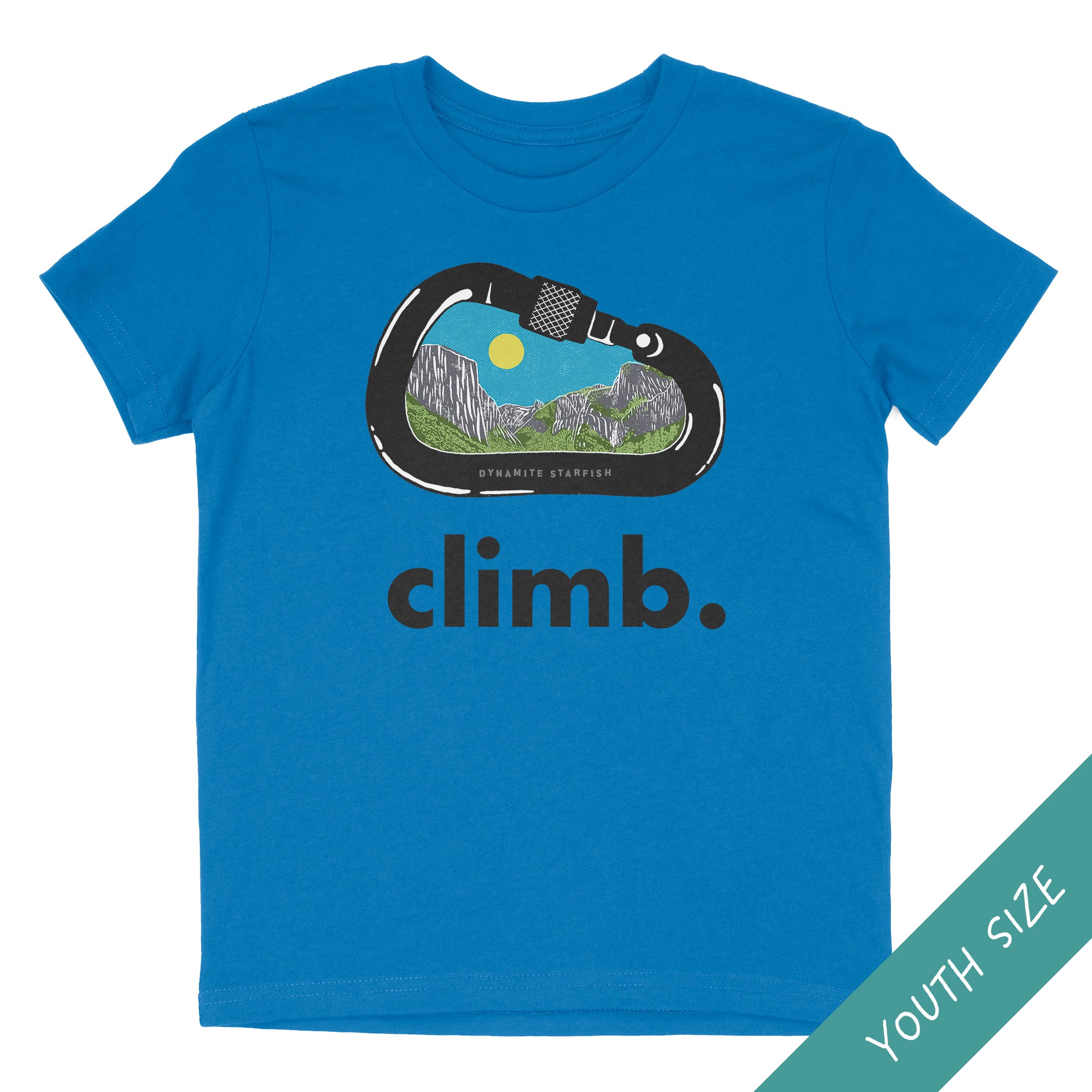 Climb Yosemite Carabiner — Youth T-Shirt