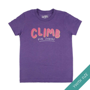 Climb for Snacks — Youth T-Shirt