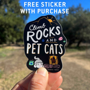 Climb Rocks and Pet Cats — Unisex Tank Top
