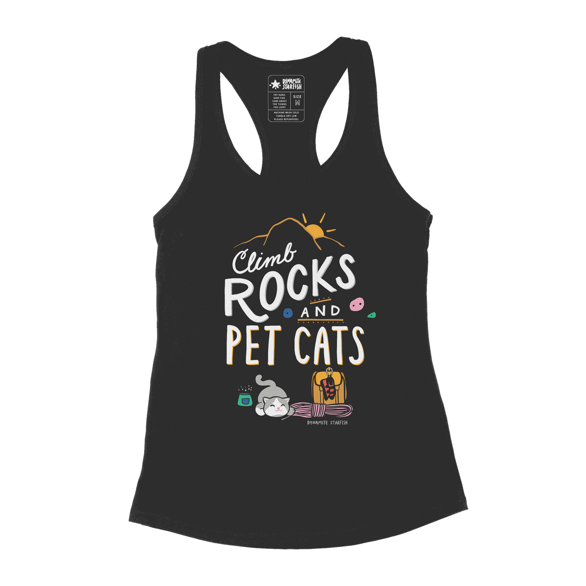 Climb Rocks and Pet Cats — Women's Racerback Tank