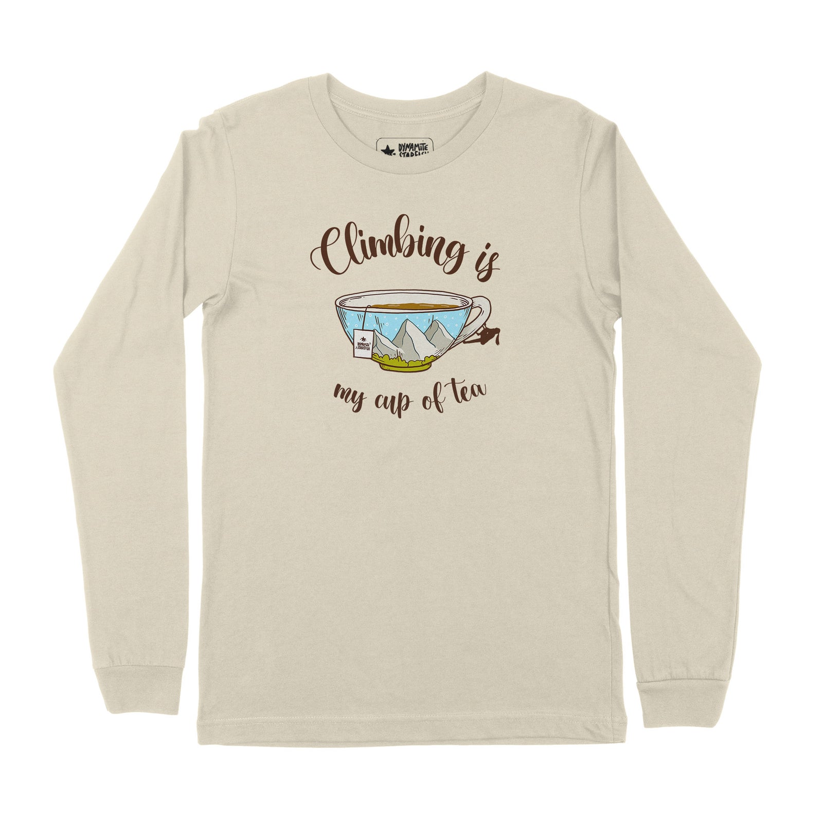Climbing is My Cup of Tea — Unisex Long Sleeve T-Shirt