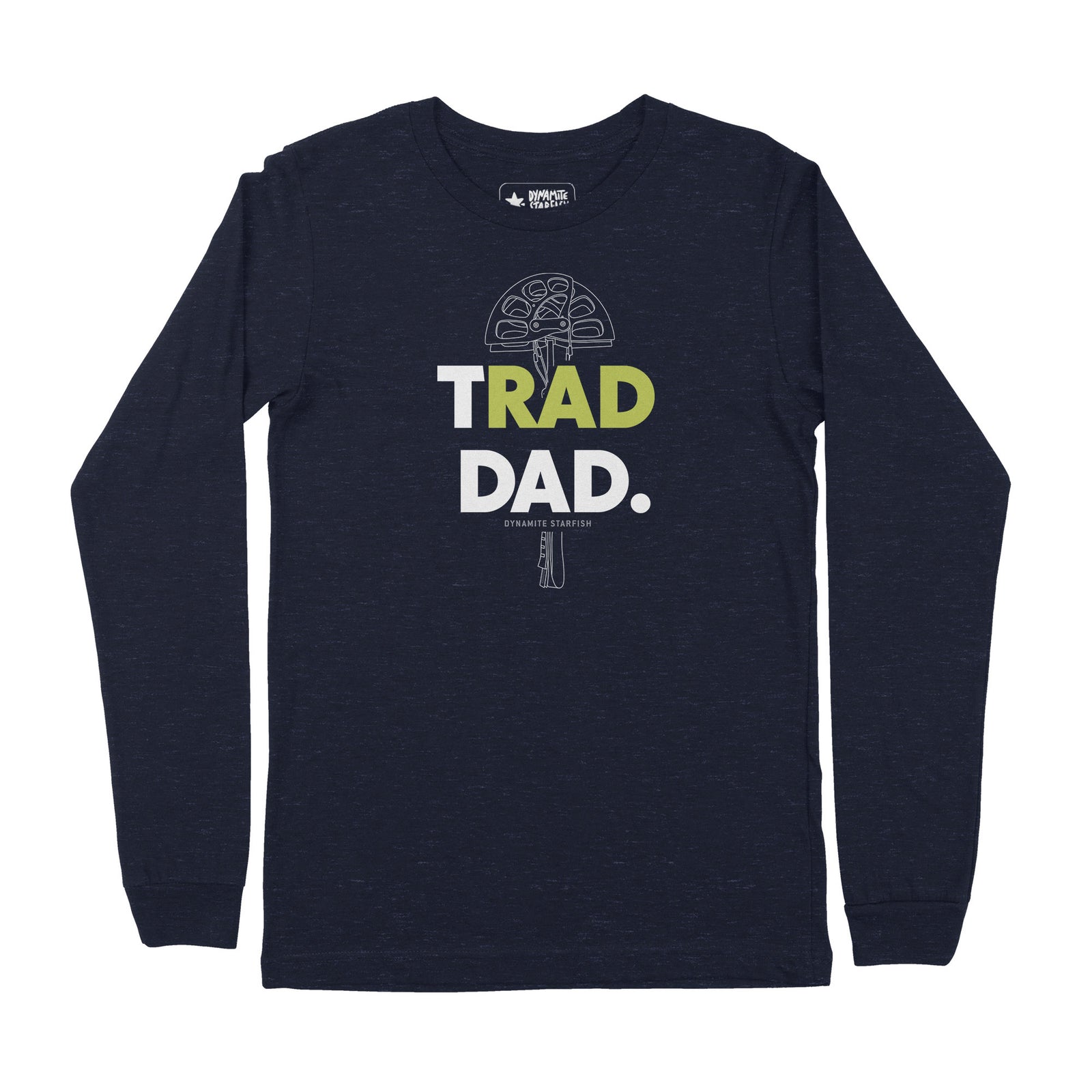 Rad Trad Dad — Men's Unisex Rock Climbing Long Sleeve T-Shirt