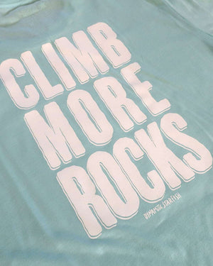 Climb More Rocks — Unisex Rock Climbing T-Shirt