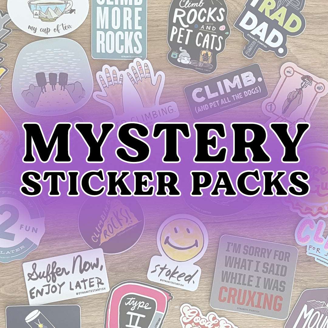 Climb Rocks Sticker Rock Climbing & Bouldering Stickers | Shop super cute designs ...