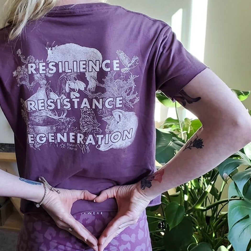 Resilience Resistance Regeneration — Women's Crop Tee