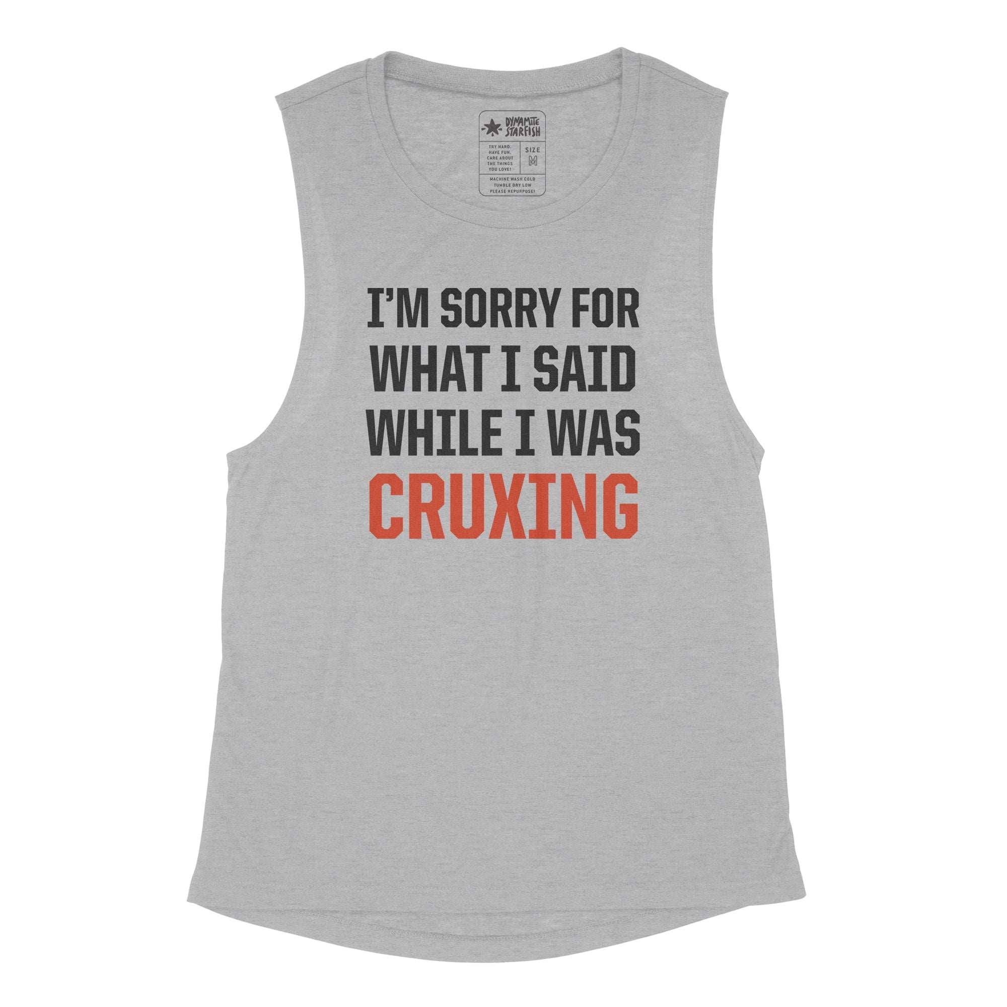 Sorry Cruxing — Women's Muscle Tank