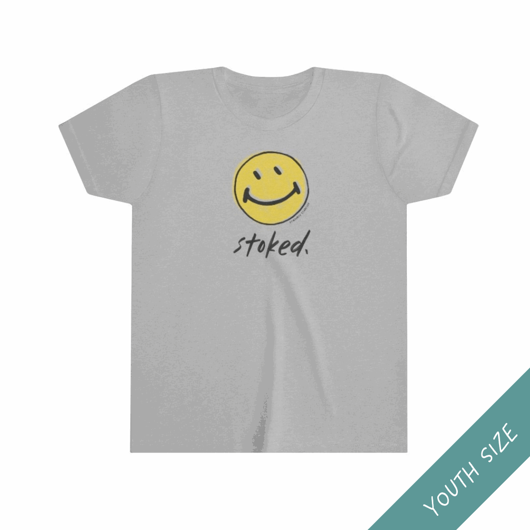 rock climbing t-shirts gifts - Youth T-Shirts-Stoked — Youth Kid's Rock Climbing T-Shirt - Dynamite Starfish - gift for climber