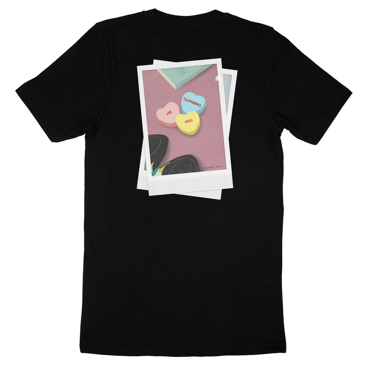 You + Me + Climbing Sweethearts — Unisex Rock Climbing T-Shirt