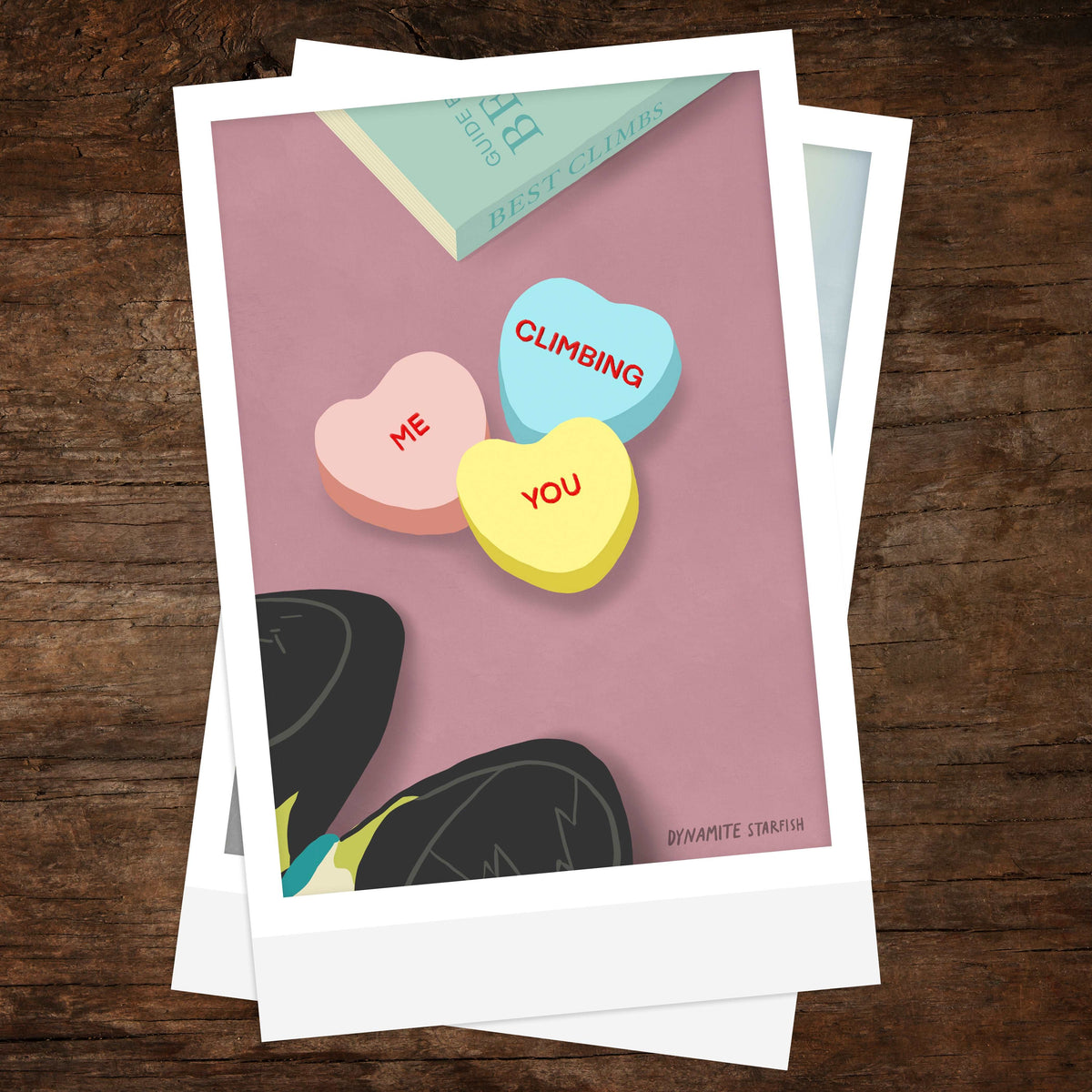 You + Me + Climbing Sweethearts — Unisex Rock Climbing T-Shirt