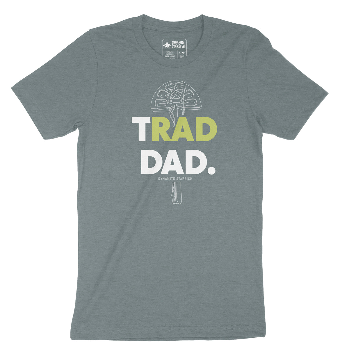 Rad Trad Dad — Men's Unisex Rock Climbing T-Shirt