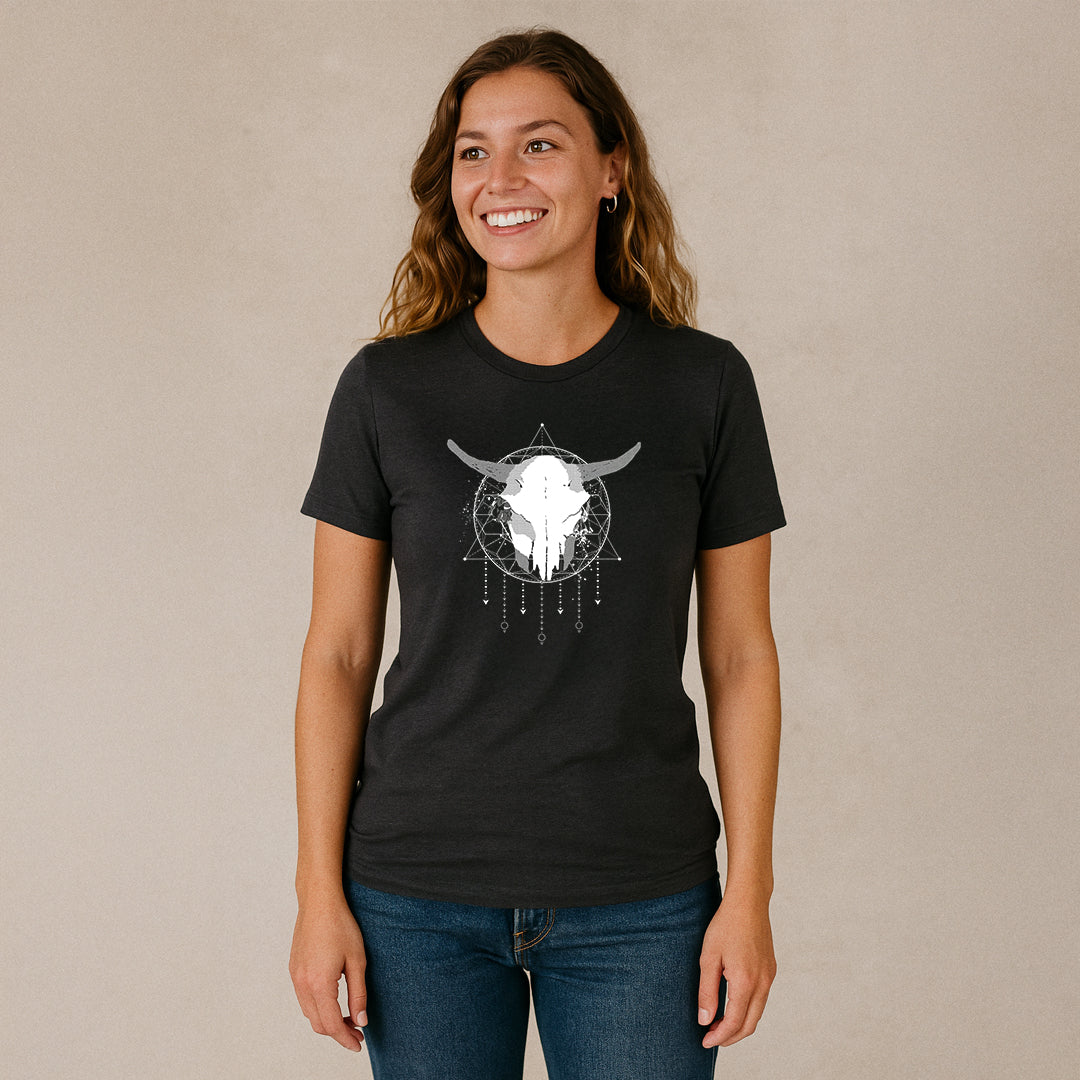Wildflower Skull — Unisex T-Shirt