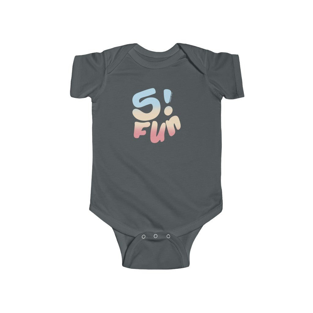 rock climbing t-shirts gifts - Baby Onesies-5 Fun! — Baby Climber Onesie - Dynamite Starfish - gift for climber