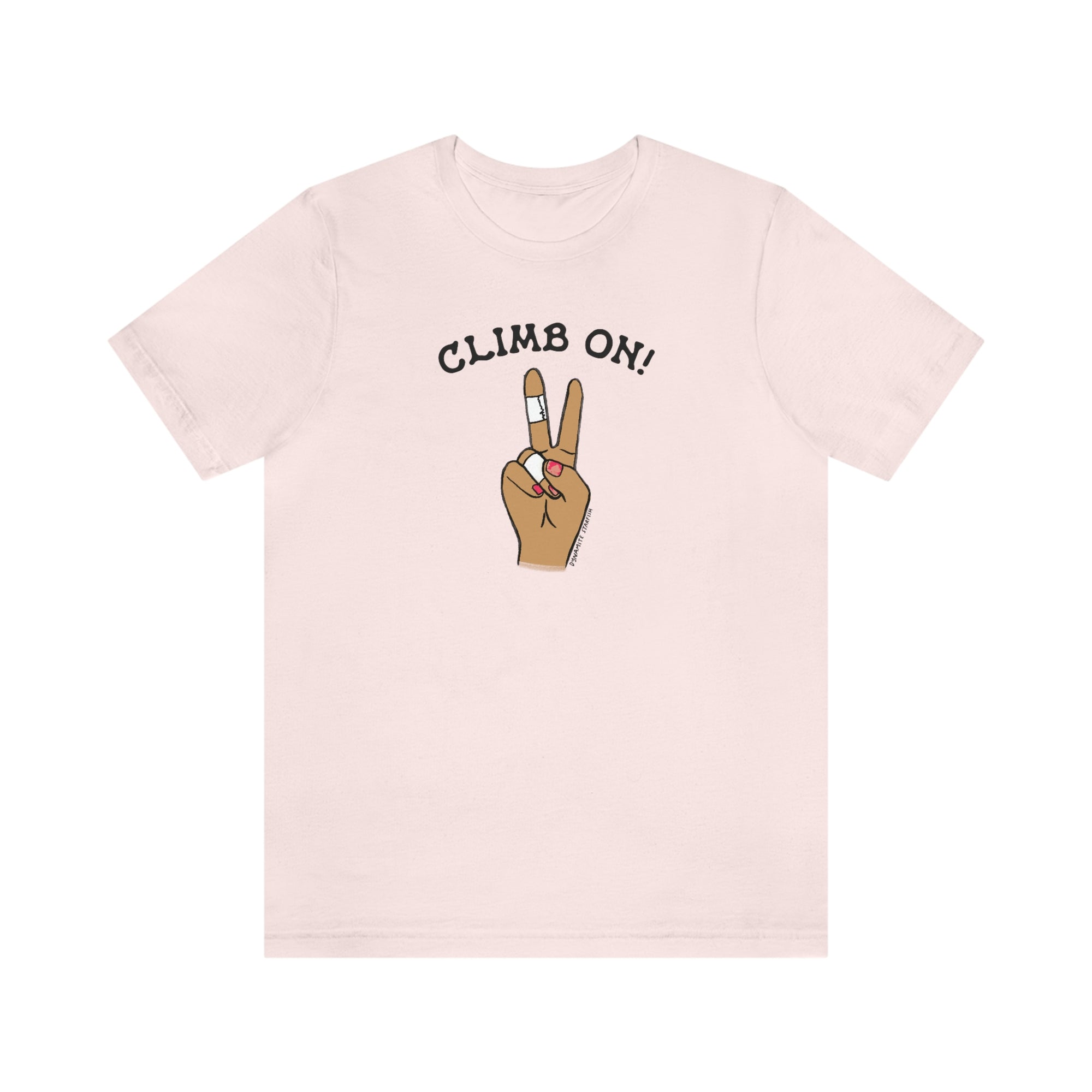 Climb on manicure — Unisex Rock Climbing T-Shirt