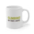 rock climbing t-shirts gifts - Mugs-Climbing! But First, Coffee — Ceramic Coffee Mug - Dynamite Starfish - gift for climber