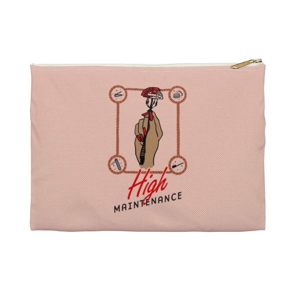 rock climbing t-shirts gifts - Bags-High Maintenance — Climbing Accessory Pouch - Dynamite Starfish - gift for climber