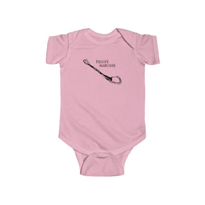 rock climbing t-shirts gifts - Baby Onesies-Passive Aggressive — Baby Climber Onesie for Infants - Dynamite Starfish - gift for climber