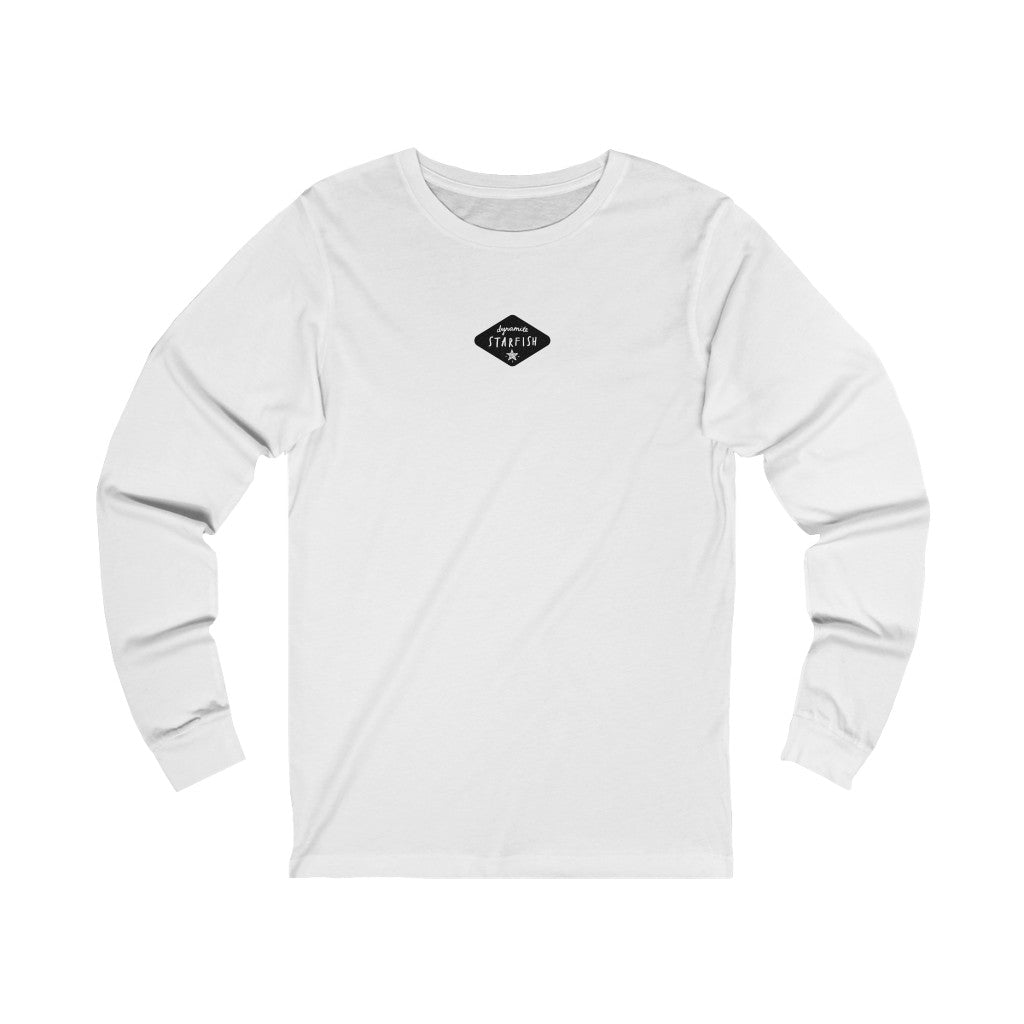 rock climbing t-shirts gifts - Long-sleeve-Taped Hands Keep Climbing — Unisex Jersey Long Sleeve Tee - Dynamite Starfish - gift for climber