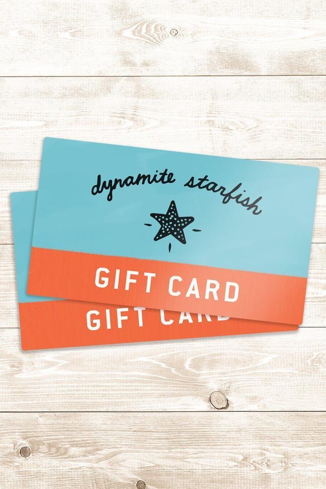 rock climbing t-shirts gifts - Gift Cards-Dynamite Starfish Gift Card - Dynamite Starfish - gift for climber