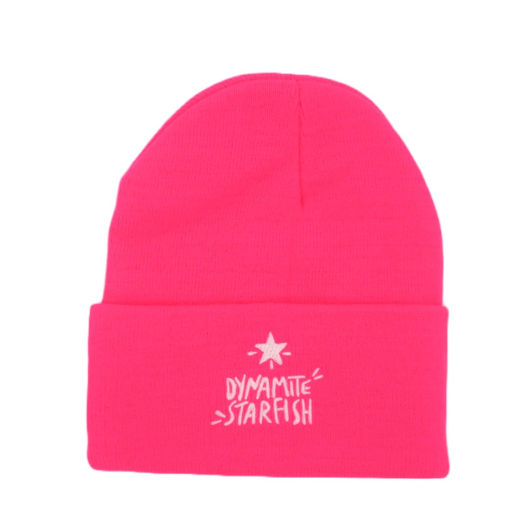 rock climbing t-shirts gifts - Hats-Dynamite Starfish Logo — Knit Boulder Beanie - Dynamite Starfish - gift for climber
