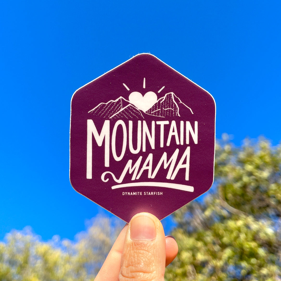 Mountain Mama — 3" Sticker
