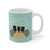 rock climbing t-shirts gifts - Mugs-Sunset Boulderers — Ceramic Coffee Mug - Dynamite Starfish - gift for climber