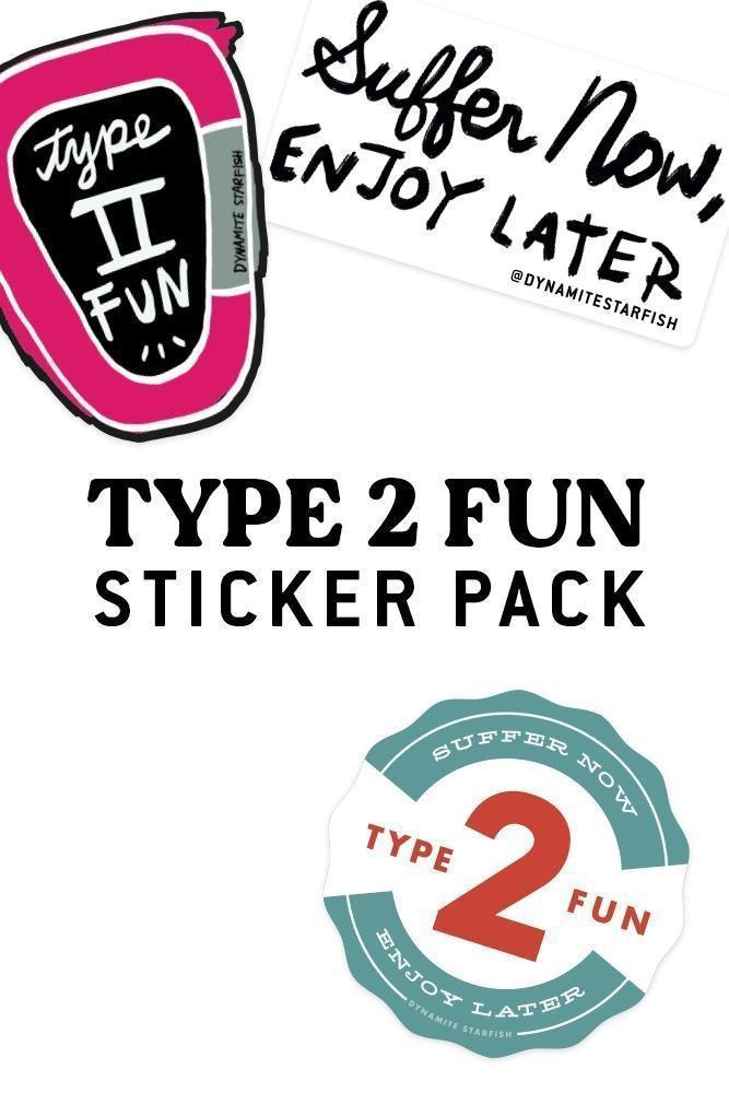 rock climbing t-shirts gifts - Sticker Packs-Type 2 Fun Sticker Pack - Dynamite Starfish - gift for climber